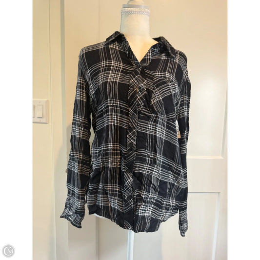 Top Long Sleeve By Beachlunchlounge In Black, Size: Xs