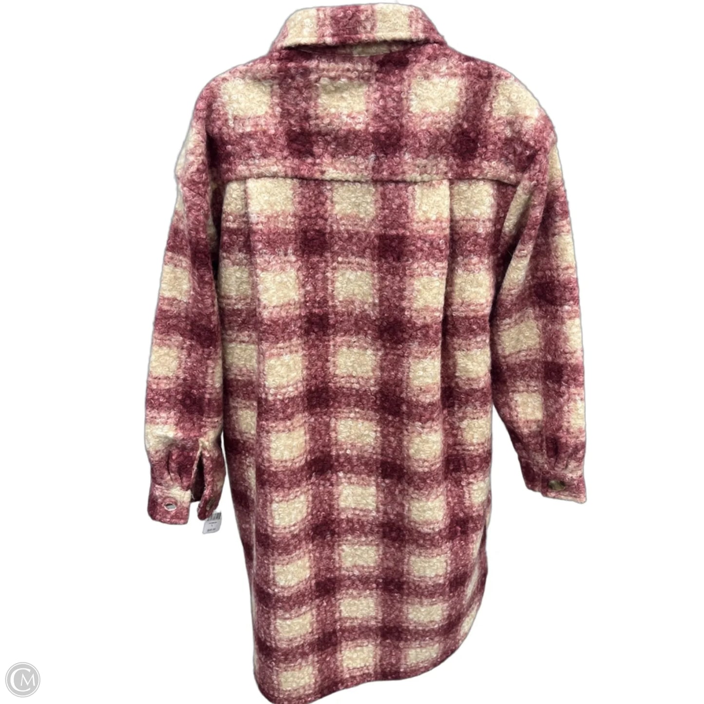 Coat Other By Grace + Karma In Pink & Tan, Size: L