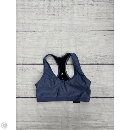 Athletic Bra By Clothes Mentor In Blue, Size: S