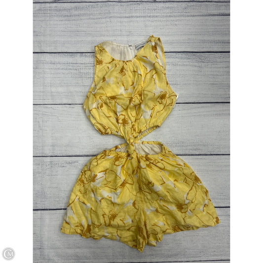 Romper By Faithfull The Brand In Yellow, Size: S