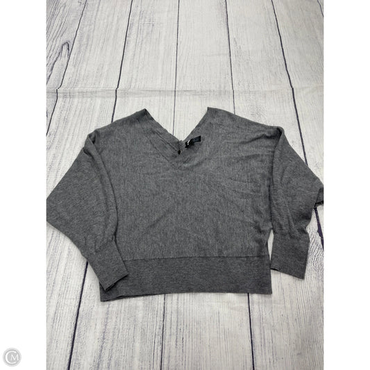 Top Long Sleeve By Express In Grey, Size: L