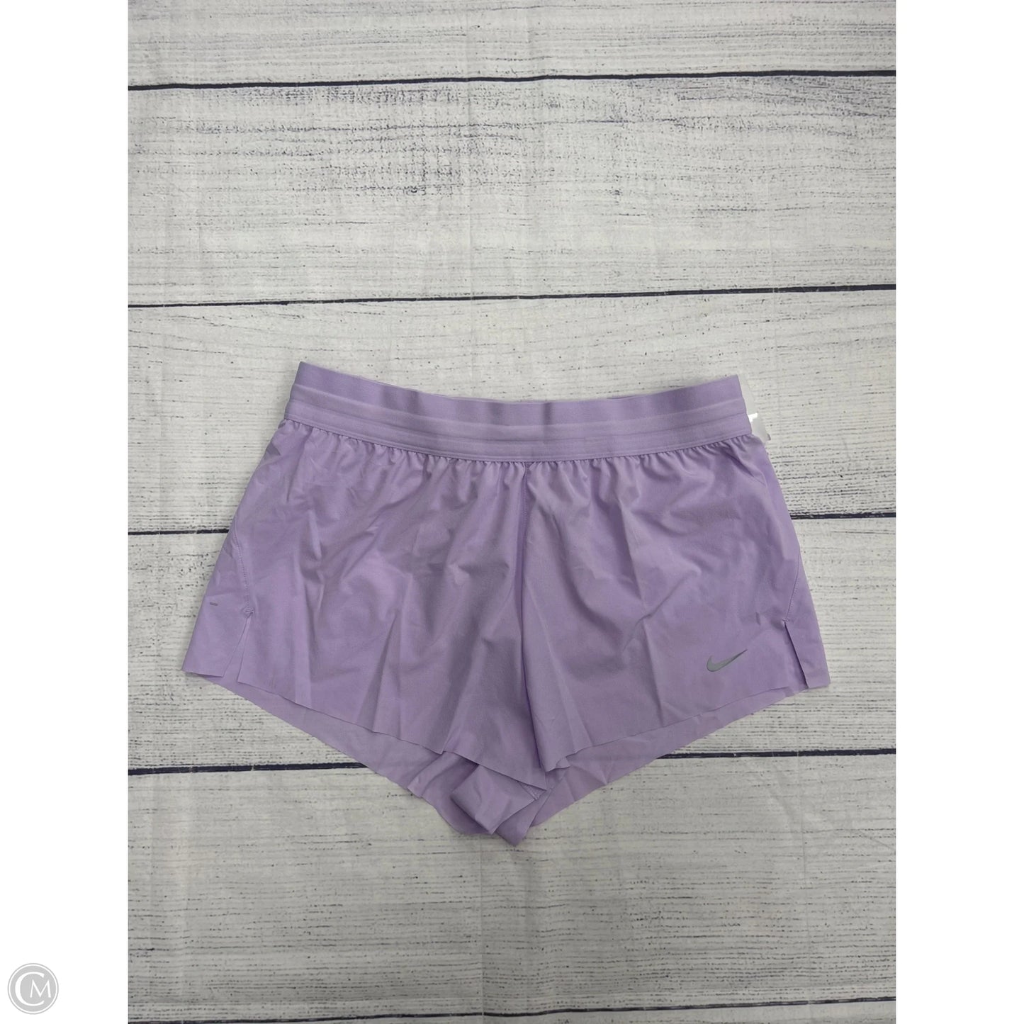 Athletic Shorts By Nike Apparel In Purple, Size: M