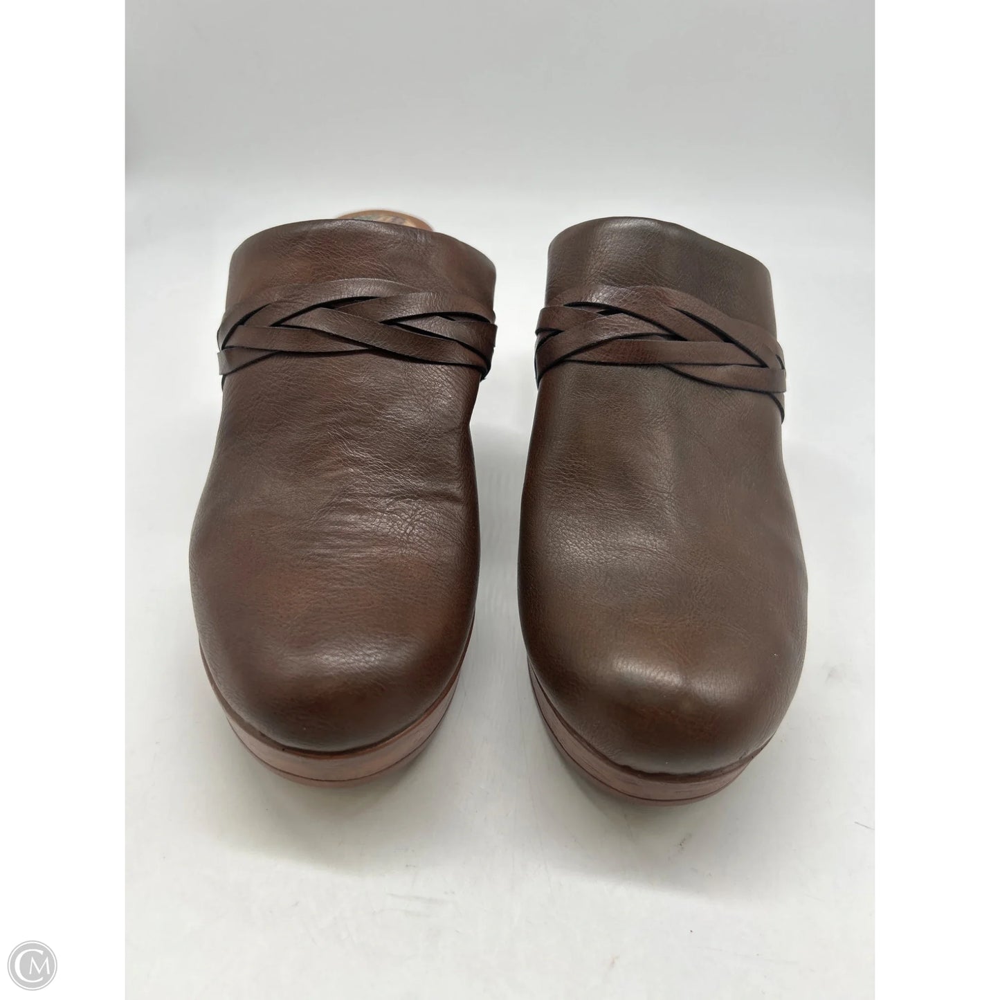 Sandals Heels Block By Boc In Brown, Size: 11