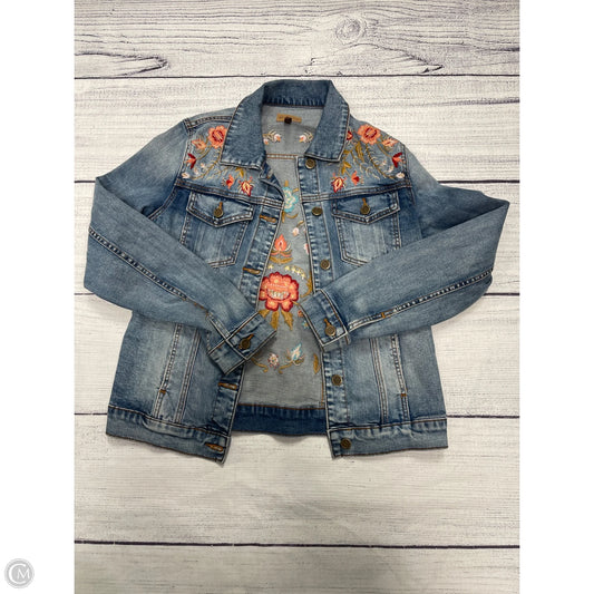 Jacket Denim By Driftwood In Blue Denim, Size: M