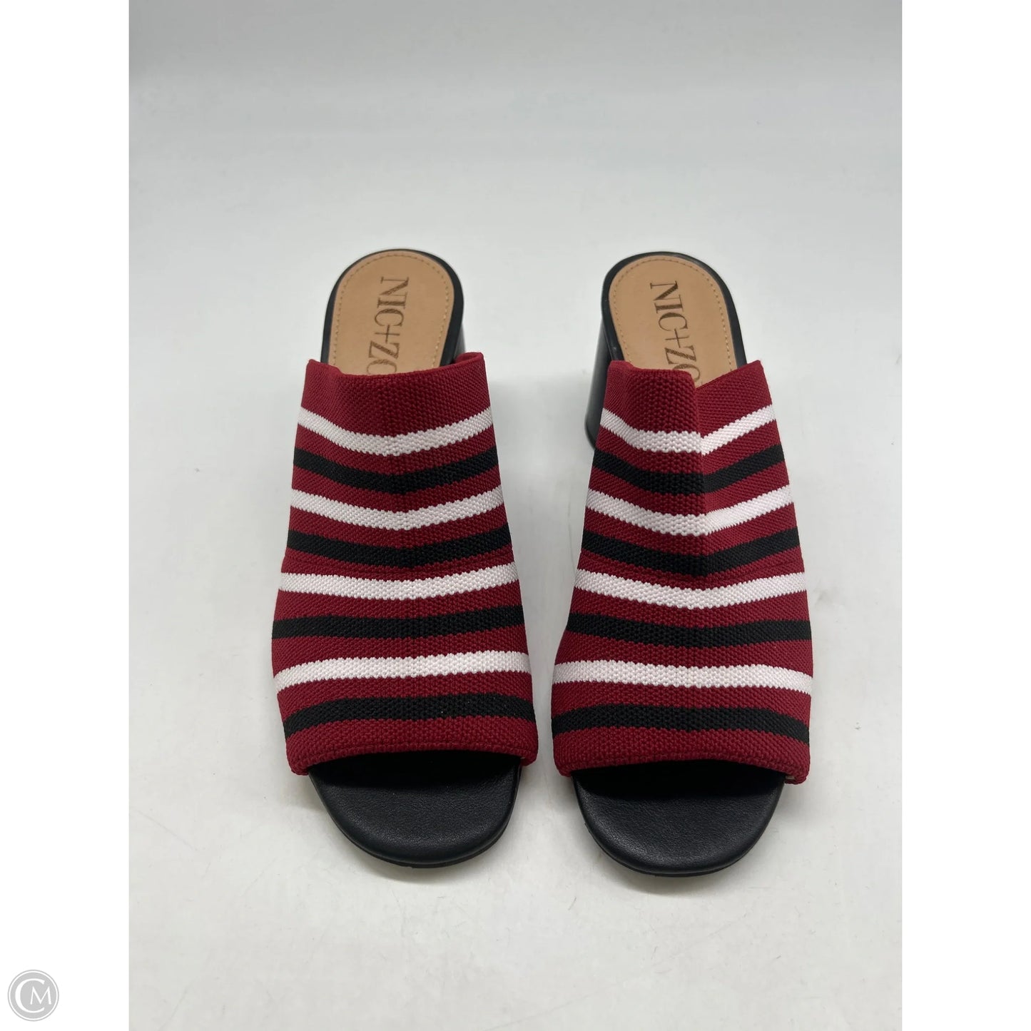 Shoes Heels Block By Nic + Zoe In Black & Red, Size: 6