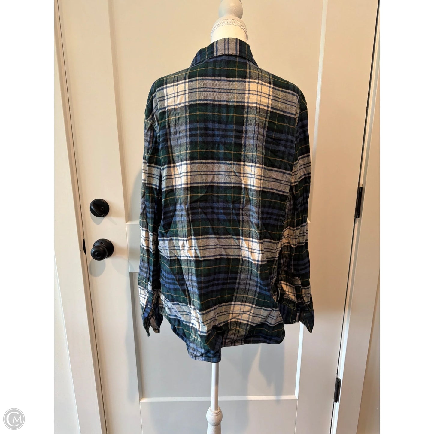 Jacket Other By Chaps In Green, Size: 1x