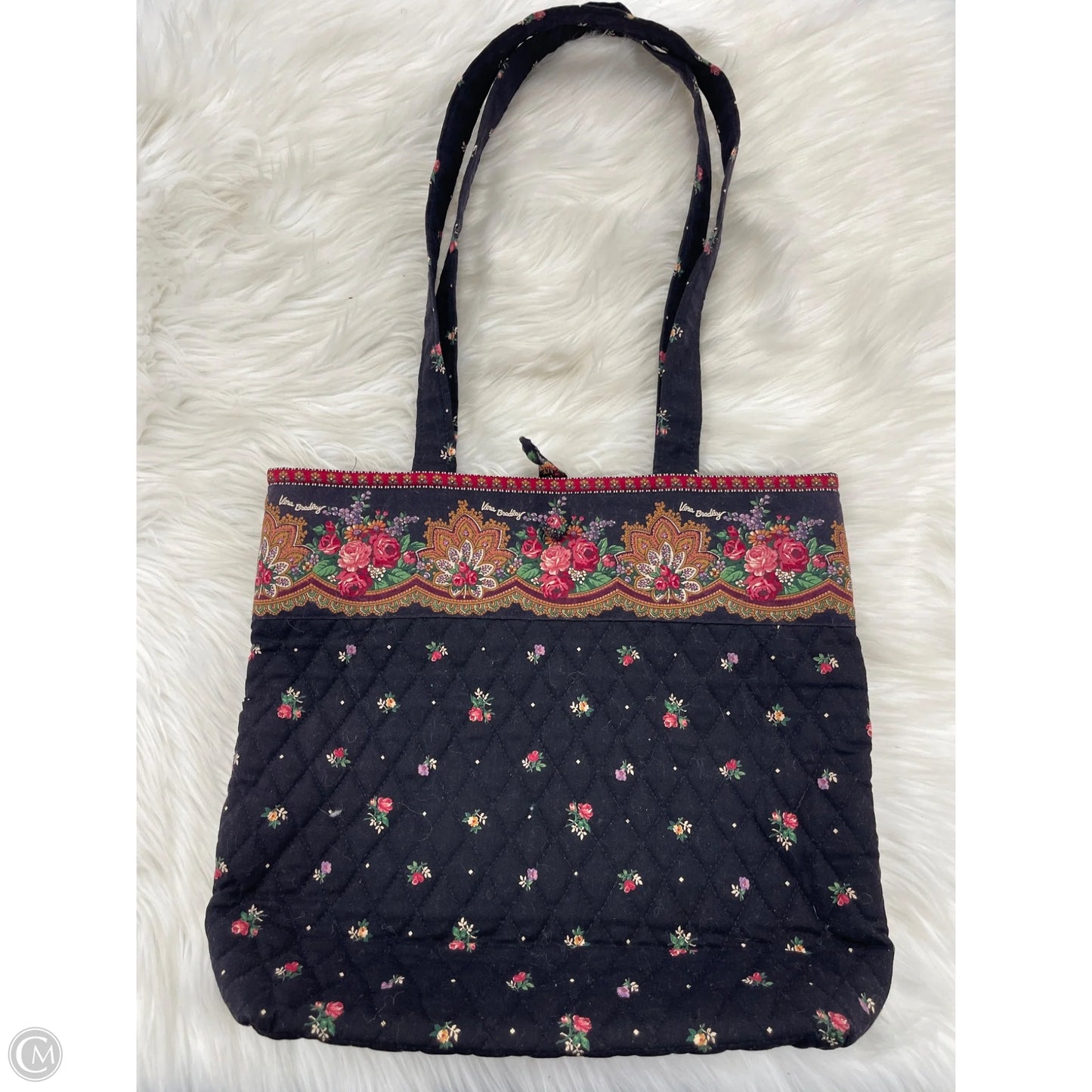 Handbag By Vera Bradley, Size: Large