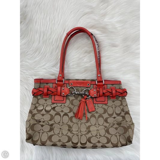 Handbag Designer By Coach, Size: Medium