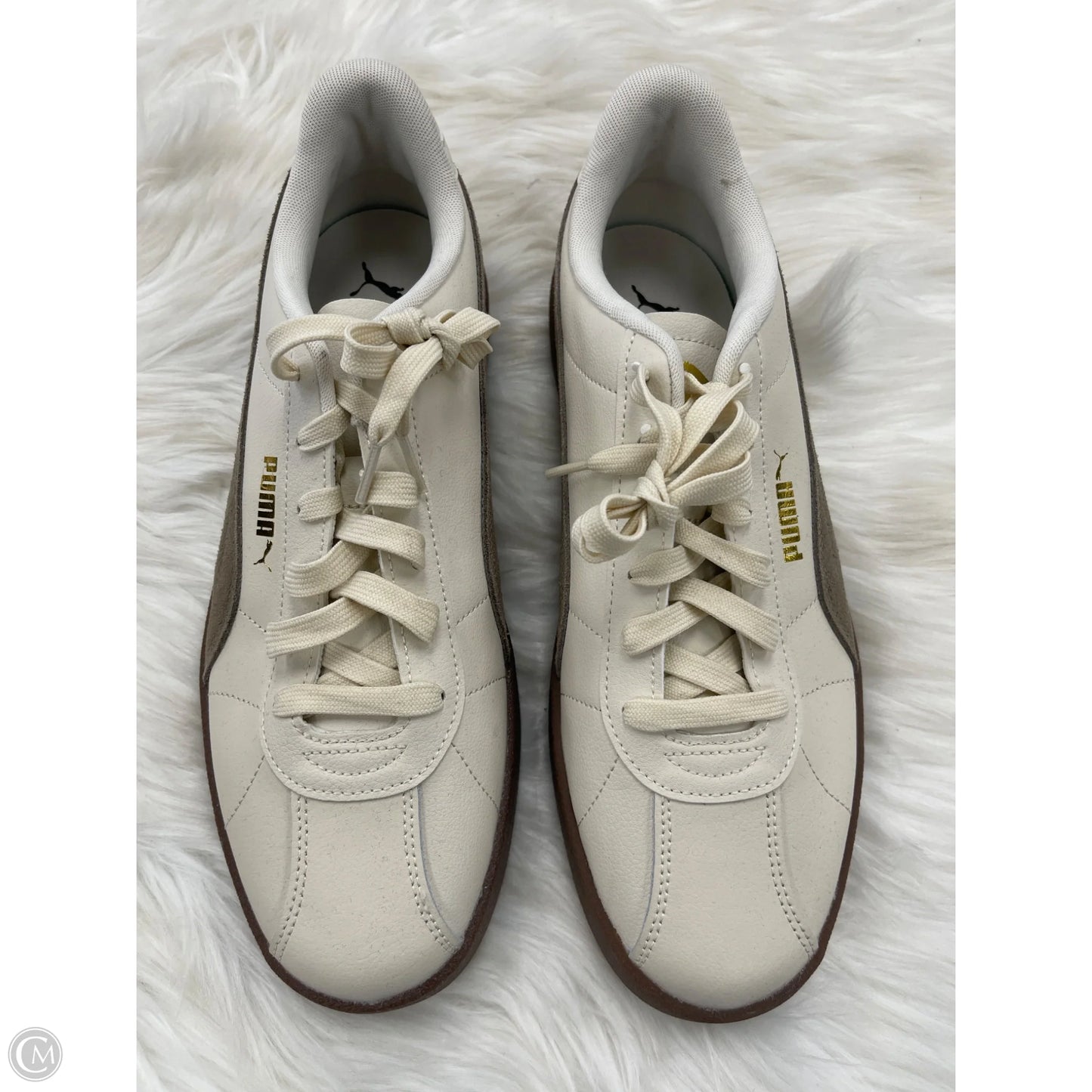 Shoes Sneakers By Puma In Brown & Cream, Size: 10.5
