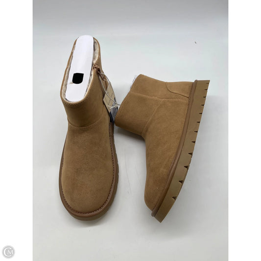 Boots Ankle Flats By Universal Thread In Brown, Size: 8