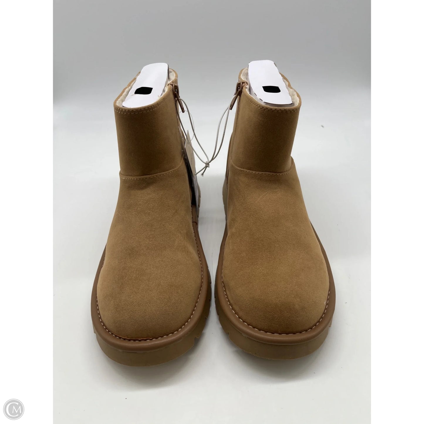 Boots Ankle Flats By Universal Thread In Brown, Size: 8