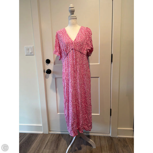 Dress Casual Maxi By Old Navy In Pink, Size: Xl