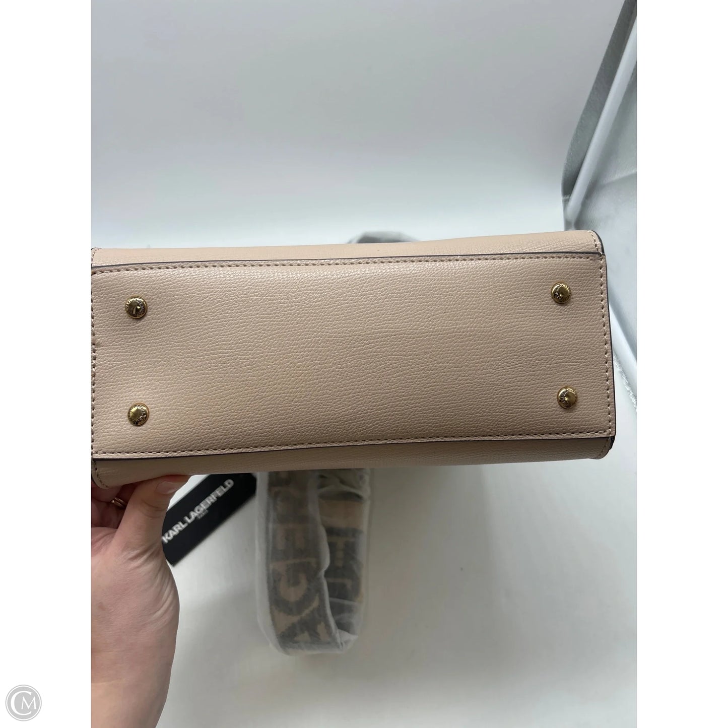 Handbag Designer By Karl Lagerfeld, Size: Medium