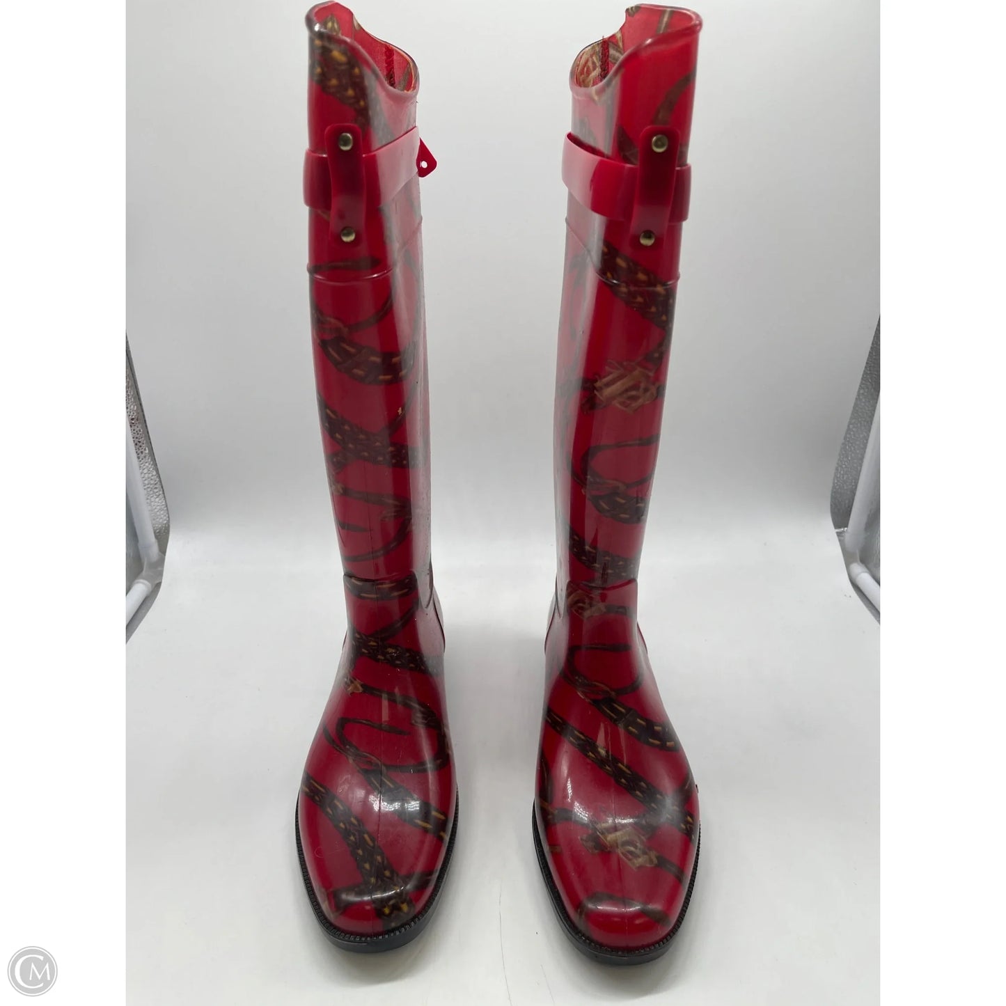 Boots Rain By Ralph Lauren In Red, Size: 8