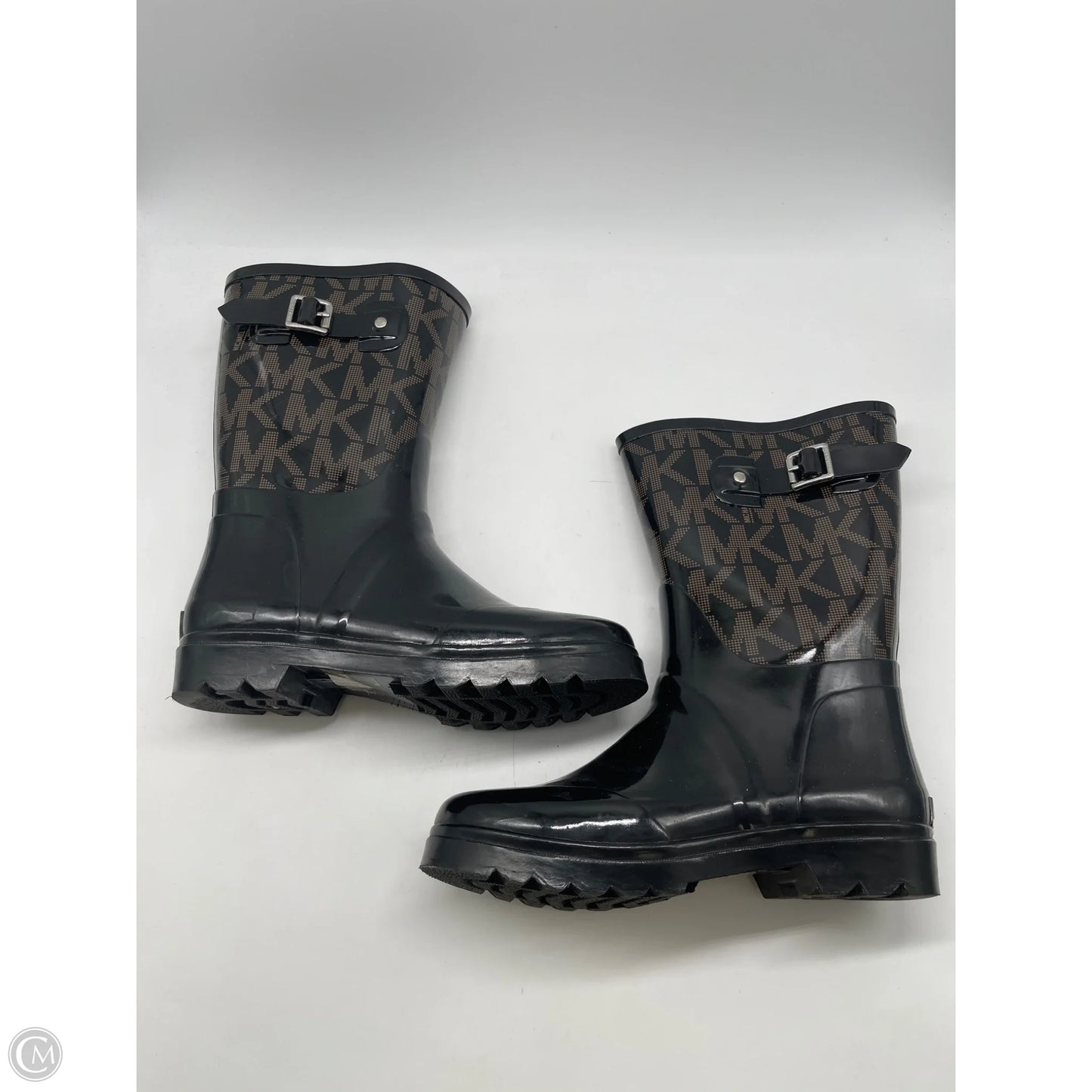 Boots Designer By Michael Kors In Black, Size: 8
