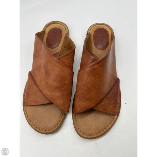 Sandals Flats By Boc In Brown, Size: 9