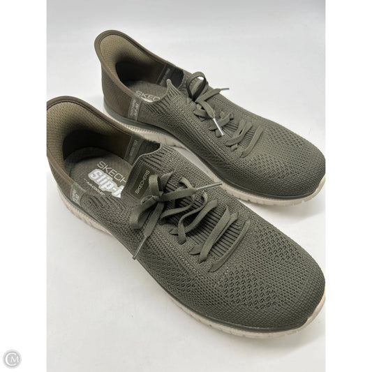 Shoes Athletic By Skechers In Green, Size: 9