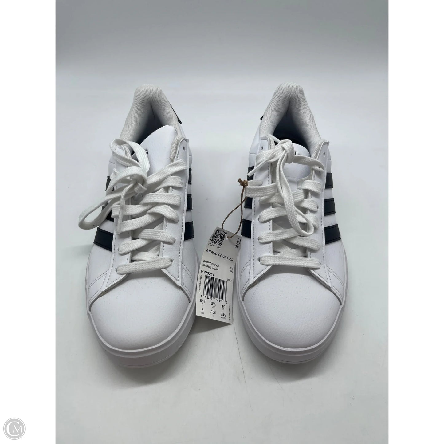 Shoes Sneakers By Adidas In Black & White, Size: 8