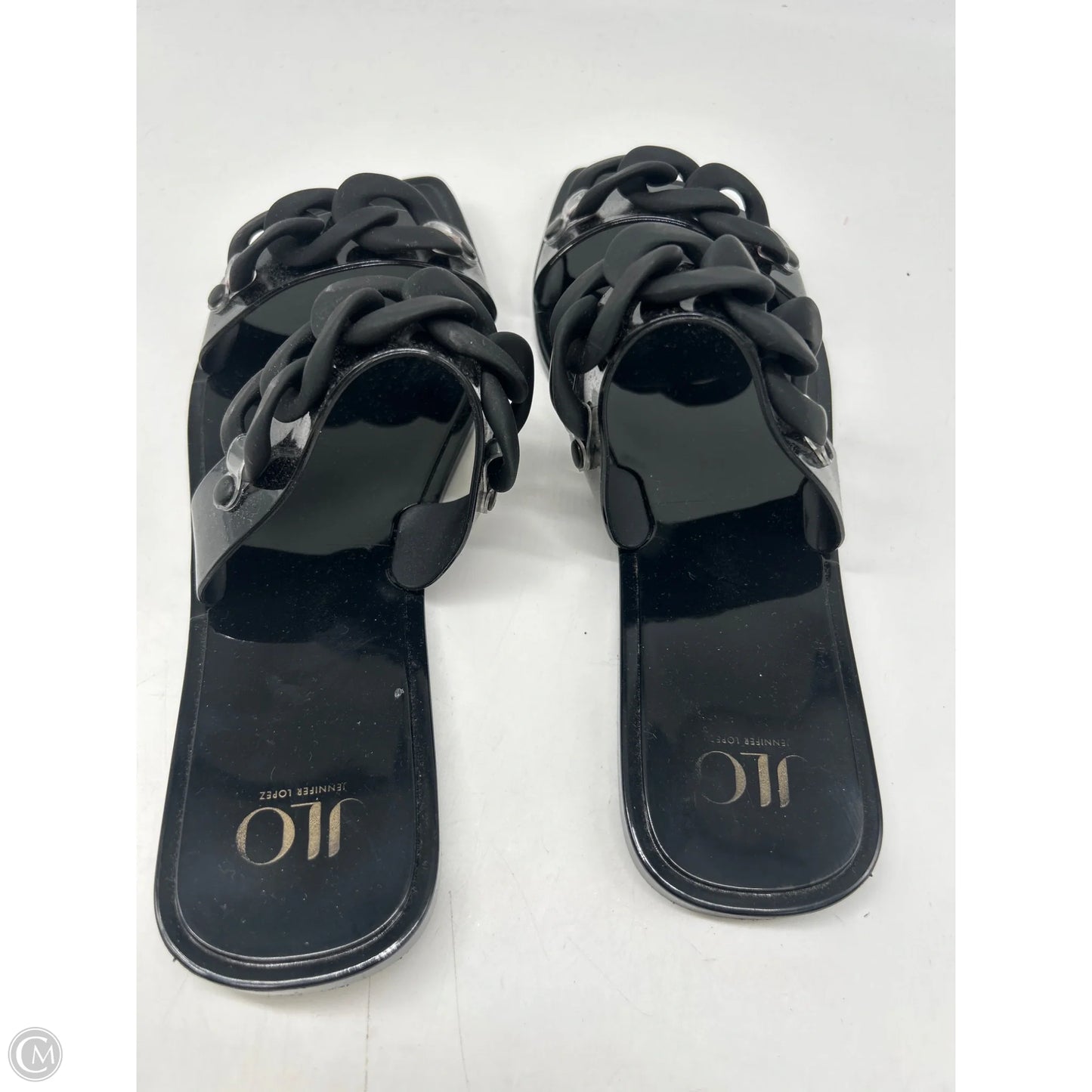 Sandals Flats By Jennifer Lopez In Black, Size: 8