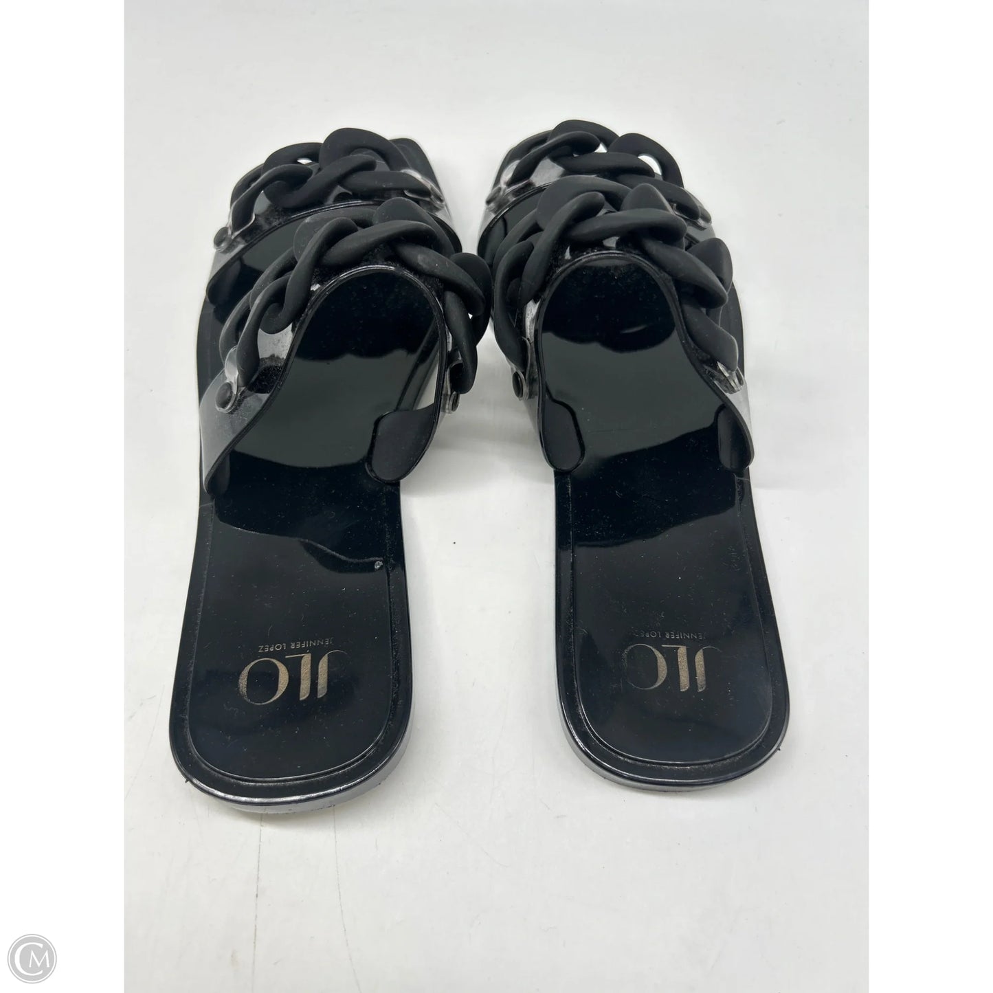 Sandals Flats By Jennifer Lopez In Black, Size: 8