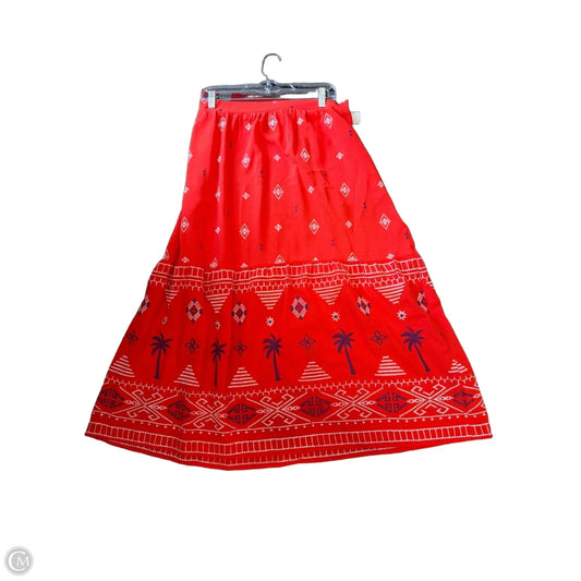 Skirt Maxi By Sofia By Sofia Vergara In Orange, Size: Xl