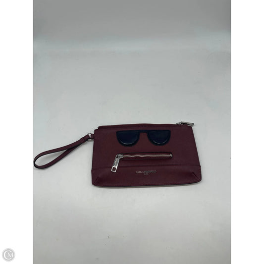 Wristlet Designer By Karl Lagerfeld, Size: Large