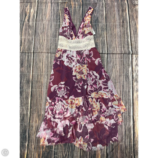 Dress Casual Midi By Free People In Purple, Size: 2