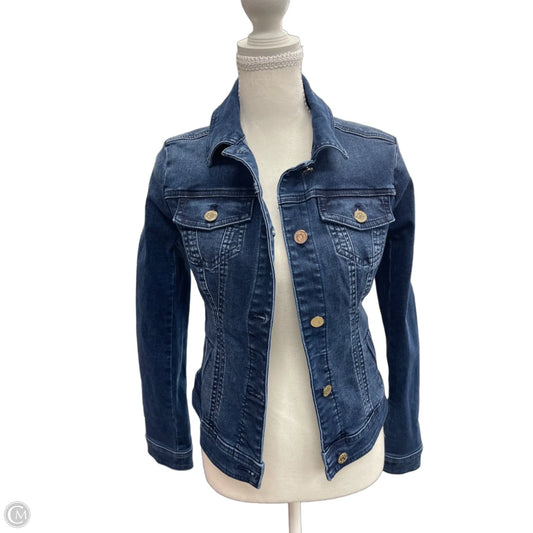 Jacket Denim By White House Black Market In Blue Denim, Size: Xxs