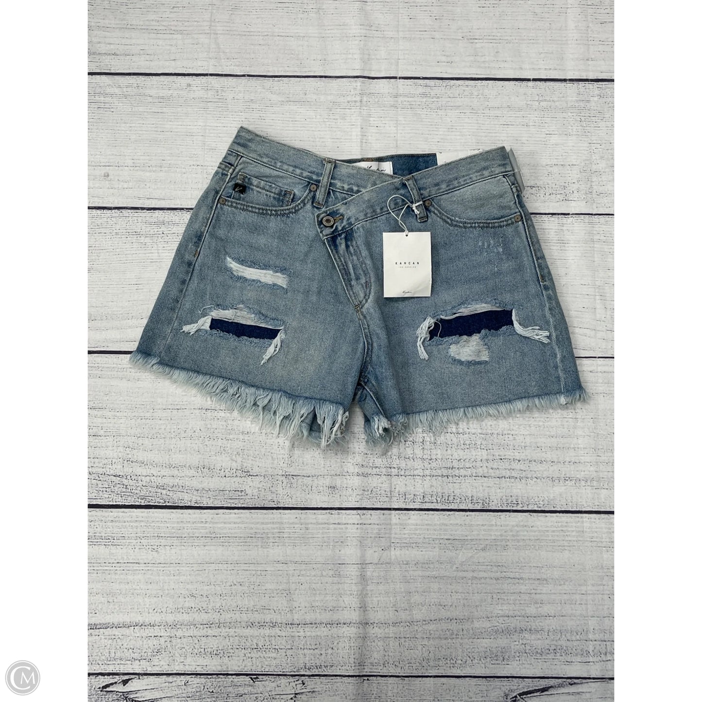 Shorts By Kancan In Blue Denim, Size: Xl