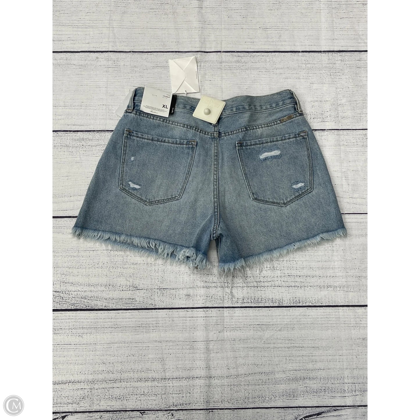 Shorts By Kancan In Blue Denim, Size: Xl