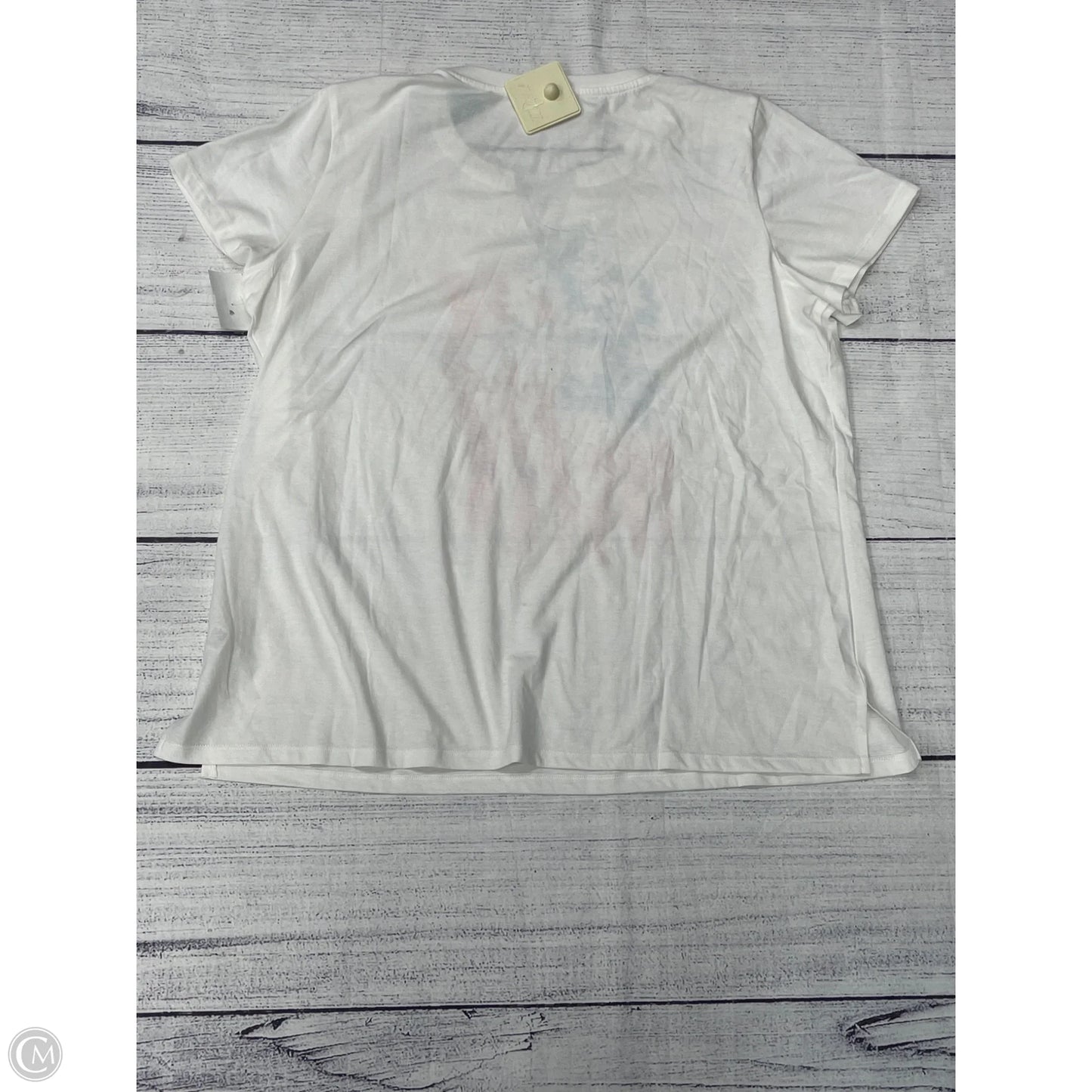 Top Short Sleeve By Maurices In White, Size: Xl
