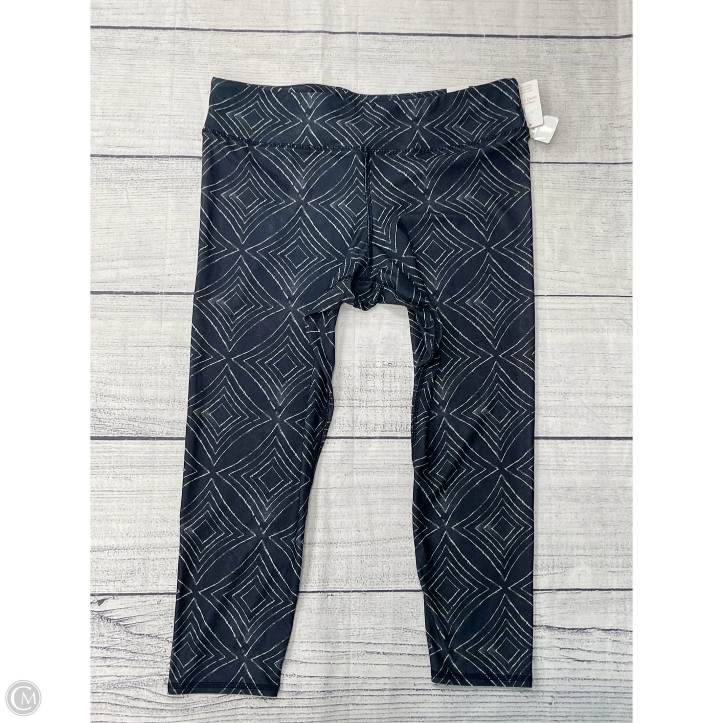 Athletic Leggings By Maurices In Grey, Size: 1x