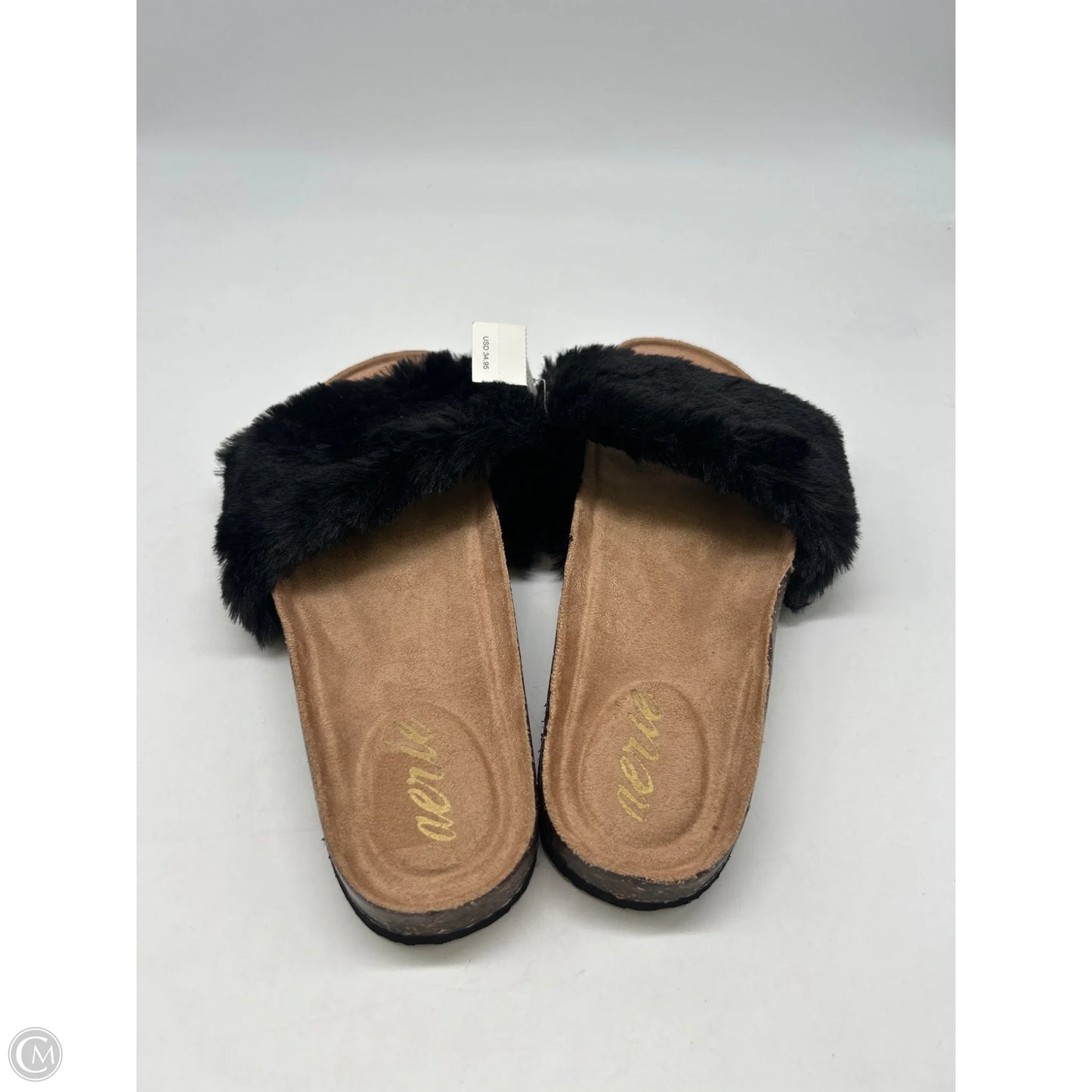 Sandals Flats By Aerie In Black, Size: 10