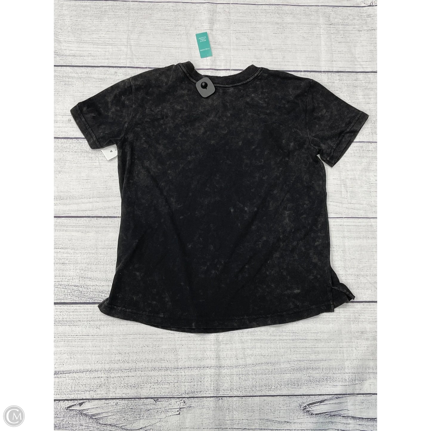 Top Short Sleeve By Maurices In Black, Size: M