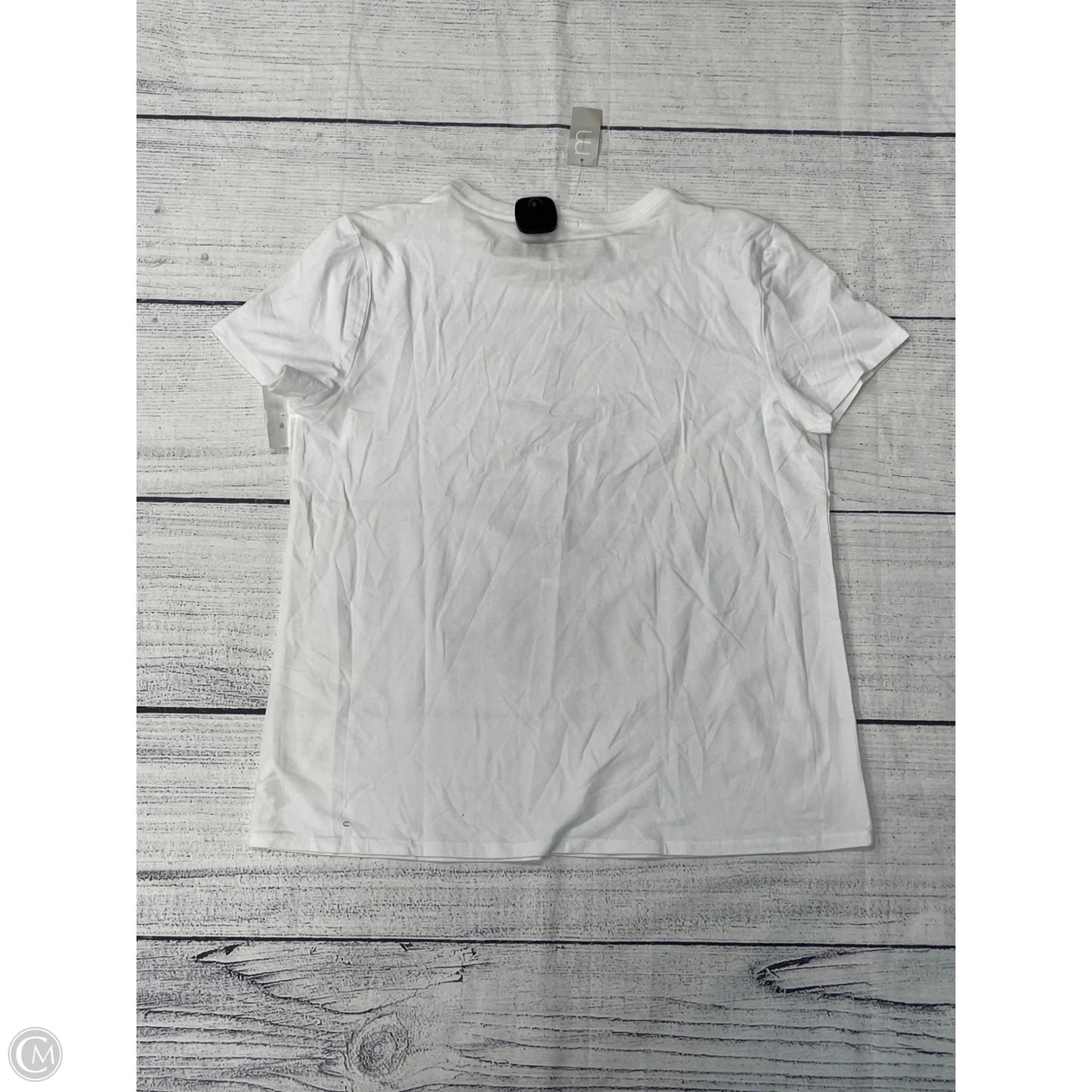 Top Short Sleeve By Maurices In White, Size: L