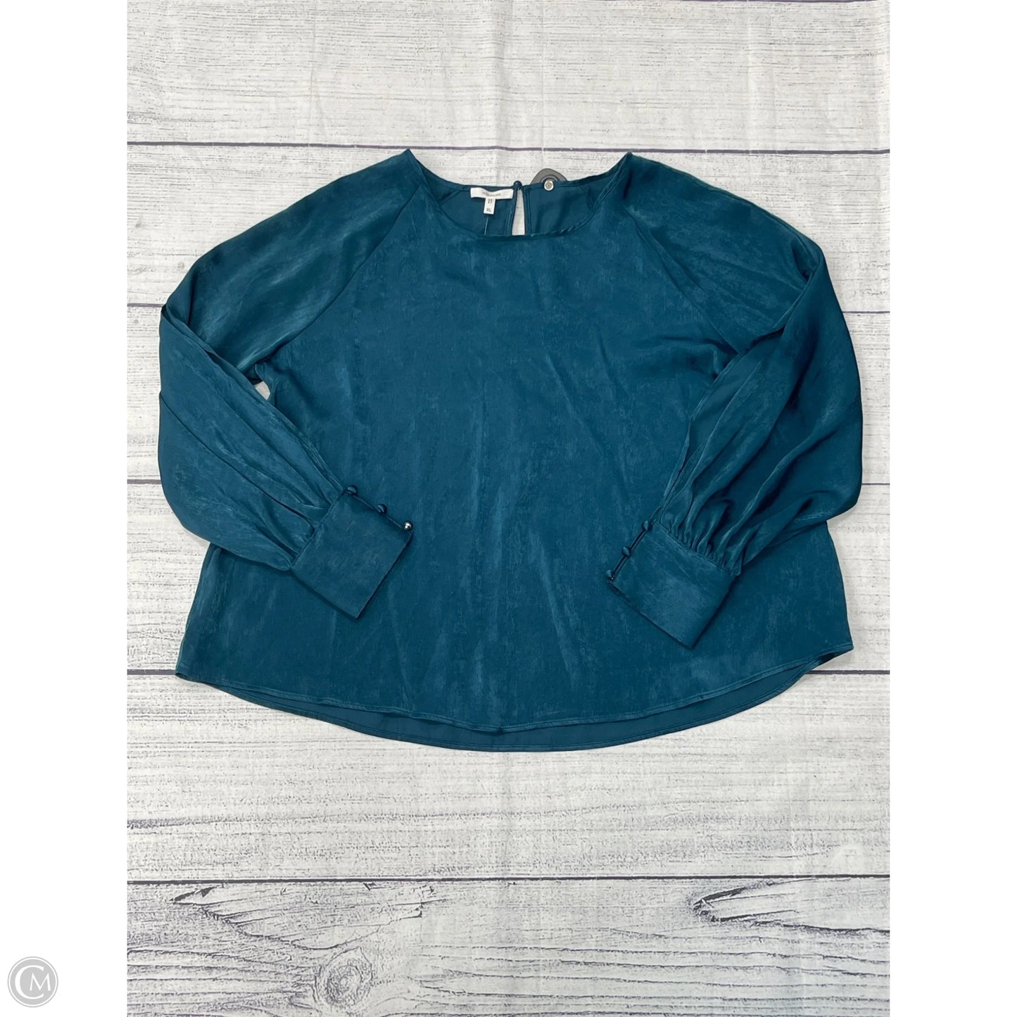 Top Long Sleeve By Maurices In Blue, Size: Xl
