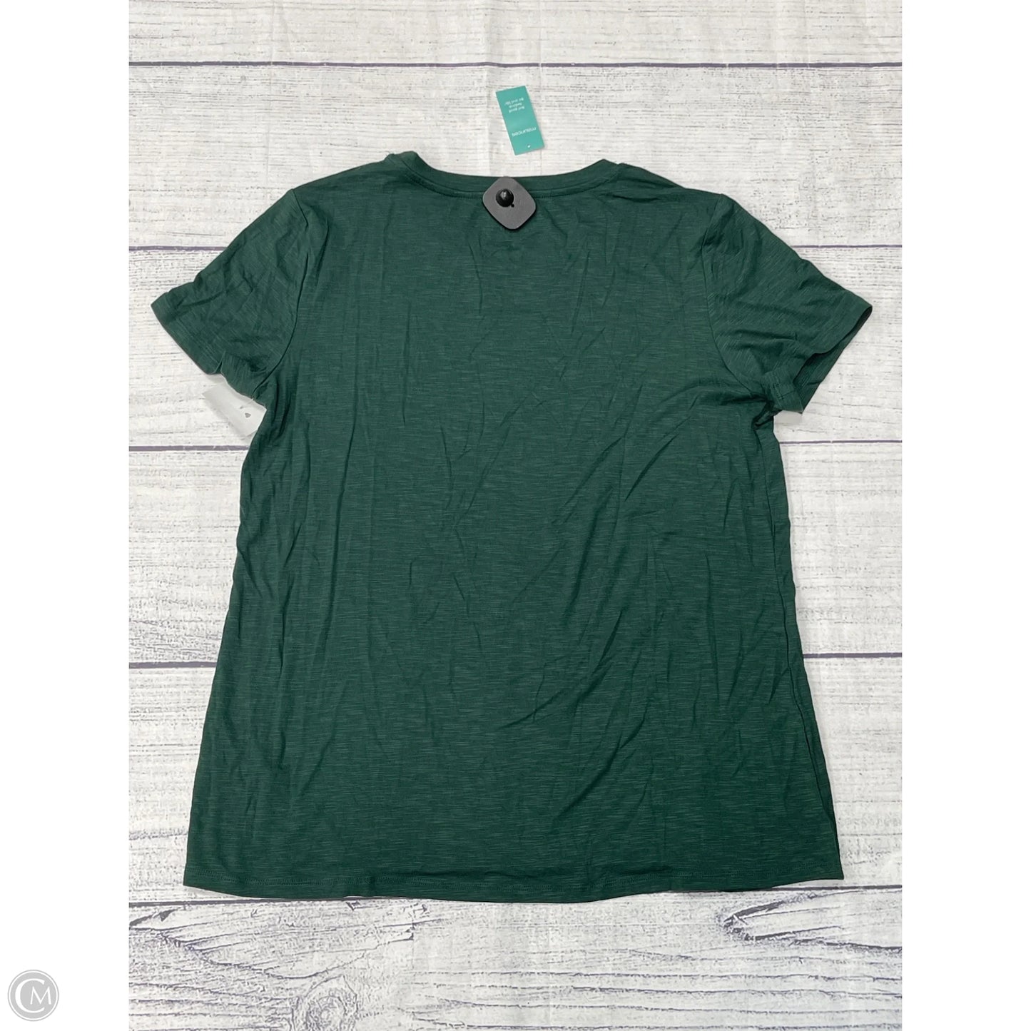 Top Short Sleeve By Maurices In Green, Size: L