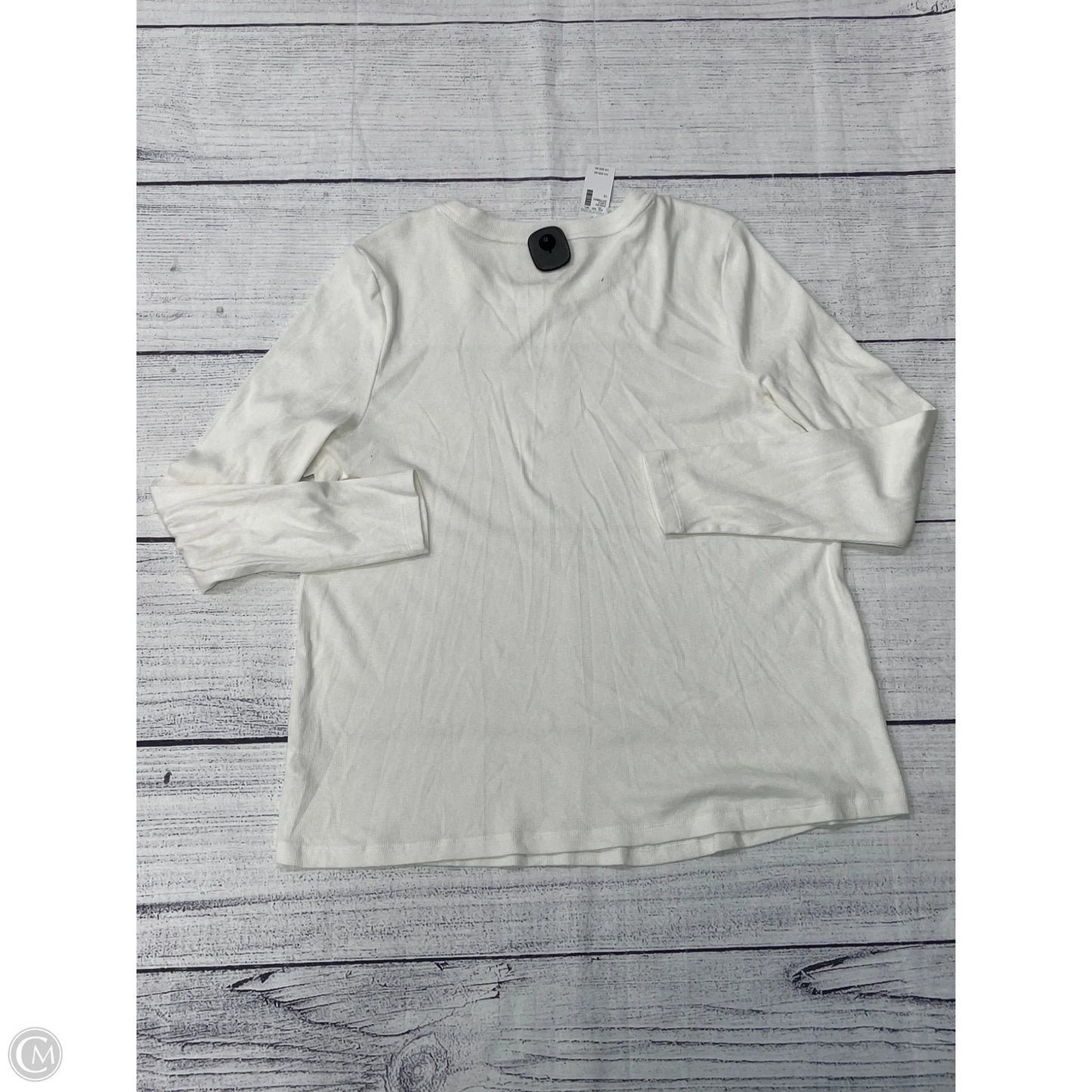 Top Long Sleeve By Maurices In White, Size: 1x