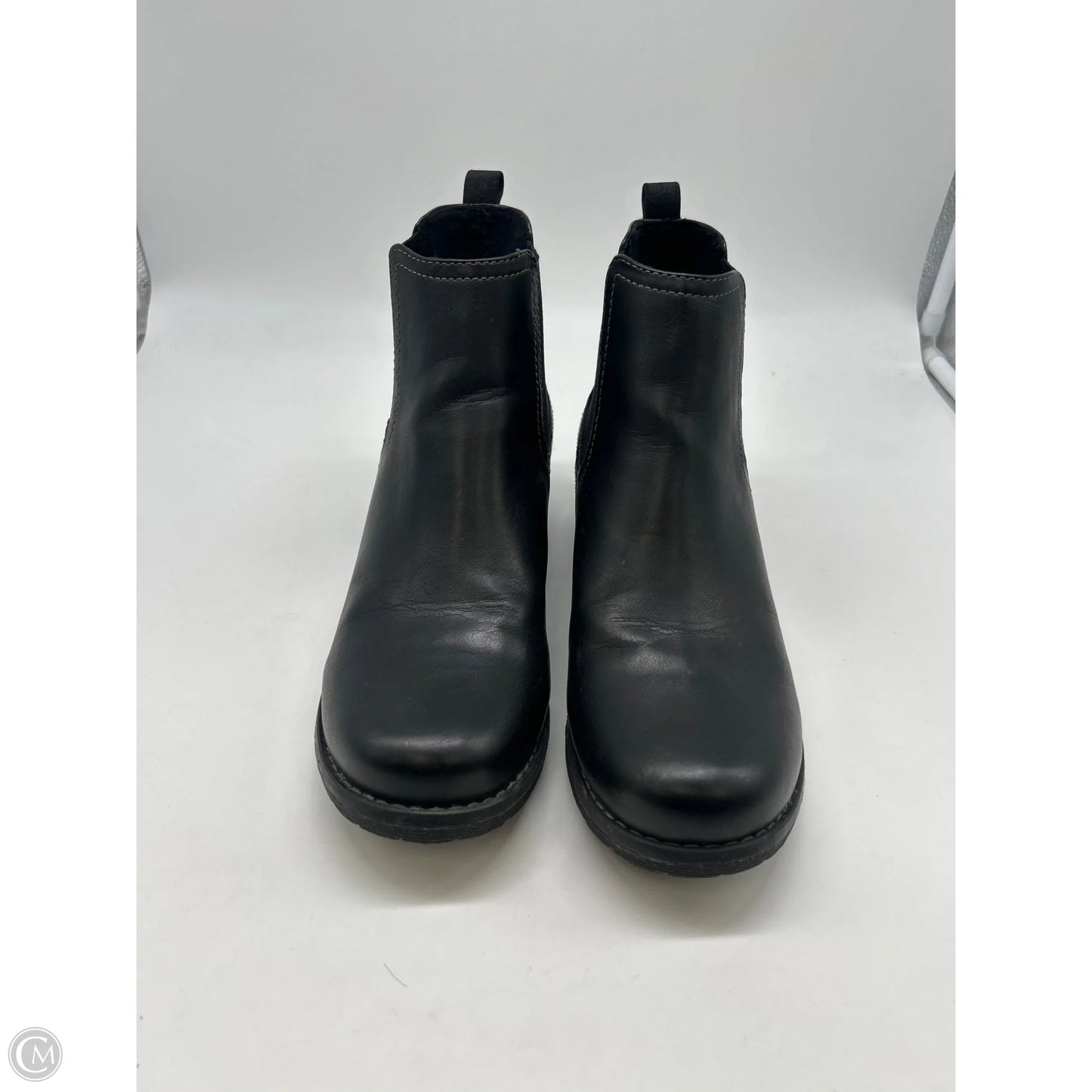 Boots Ankle Heels By Eastland In Black, Size: 8.5