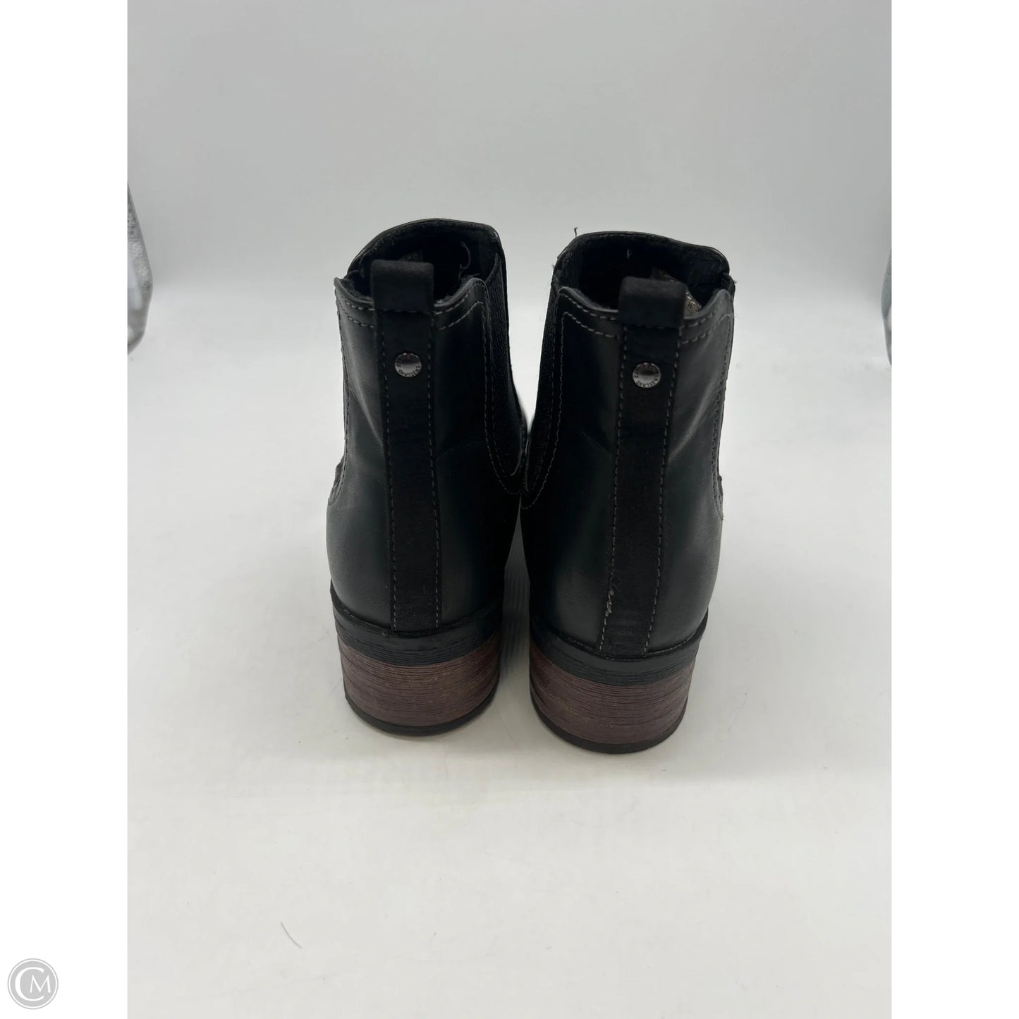 Boots Ankle Heels By Eastland In Black, Size: 8.5