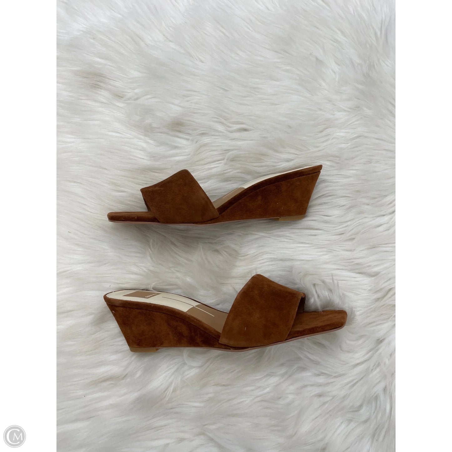 Sandals Heels Wedge By Dolce Vita In Brown, Size: 8