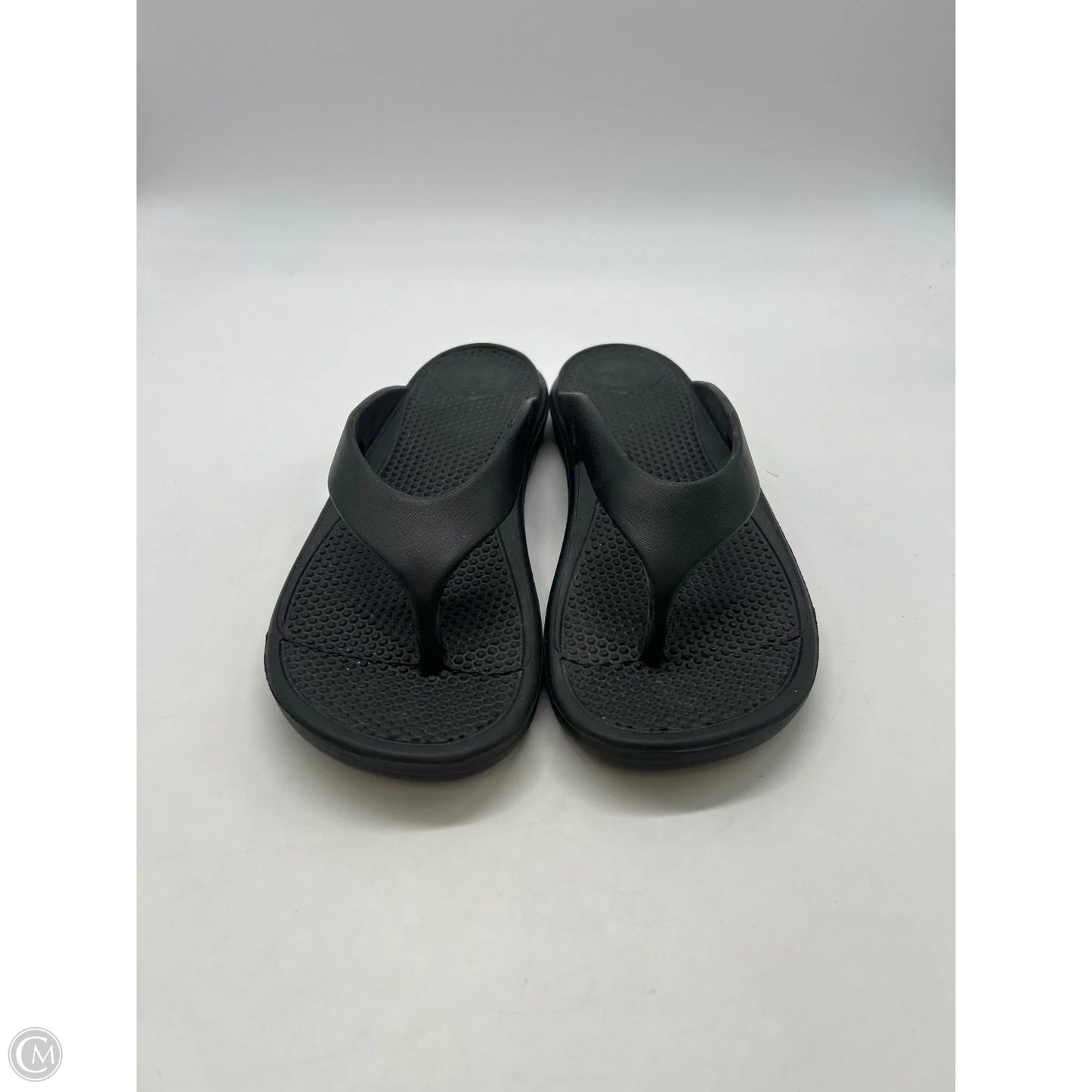 Sandals Flip Flops By Totes In Black, Size: 7