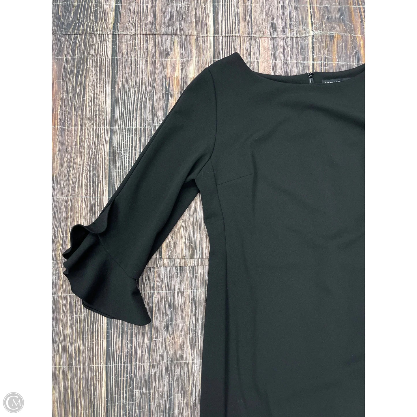 Dress Designer By Karl Lagerfeld In Black, Size: 12
