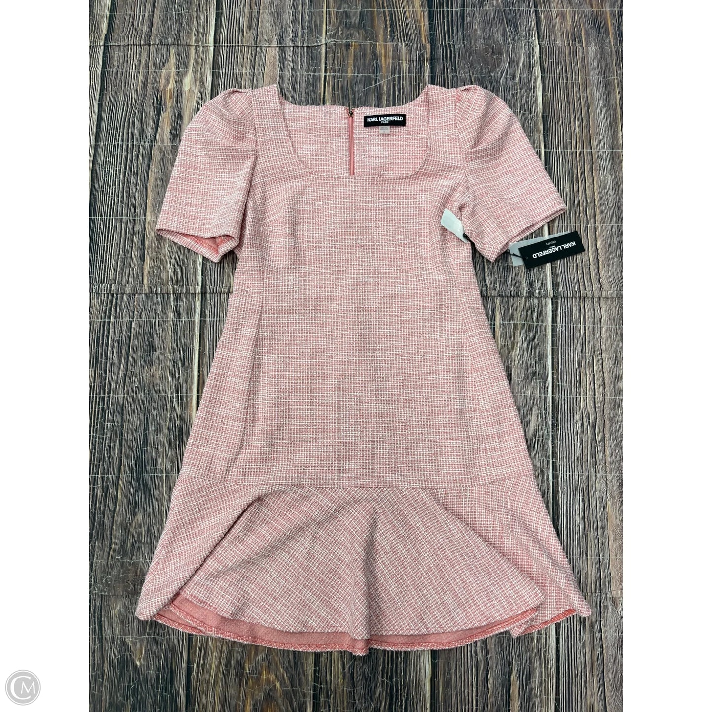 Dress Designer By Karl Lagerfeld In Pink, Size: 12