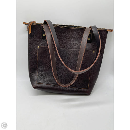 Handbag By Portland Leather, Size: Large