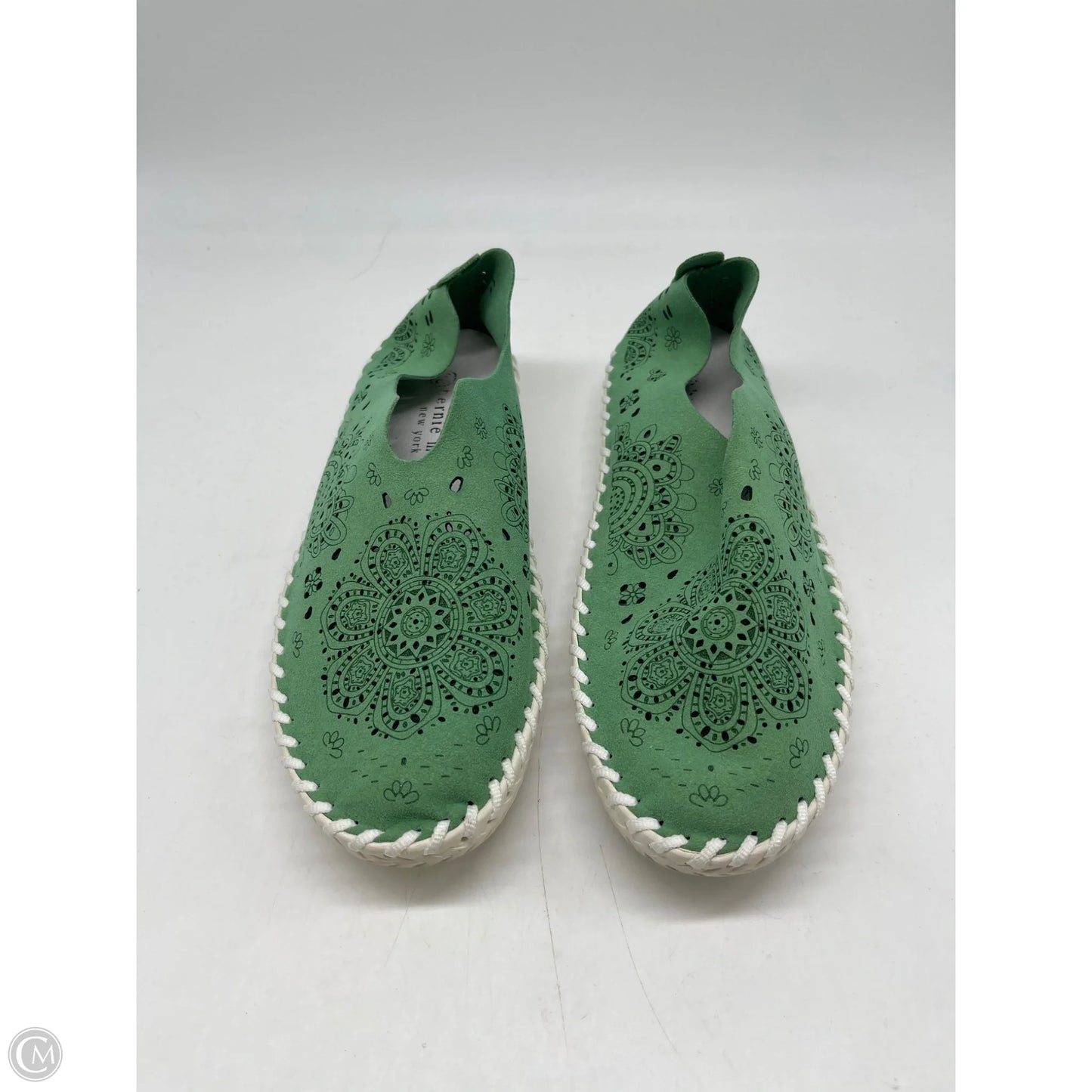 Shoes Flats By Bernie Mev In Green, Size: 8