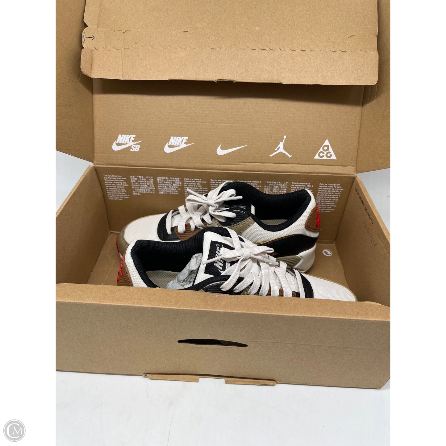 Shoes Sneakers By Nike In Brown, Size: 6.5