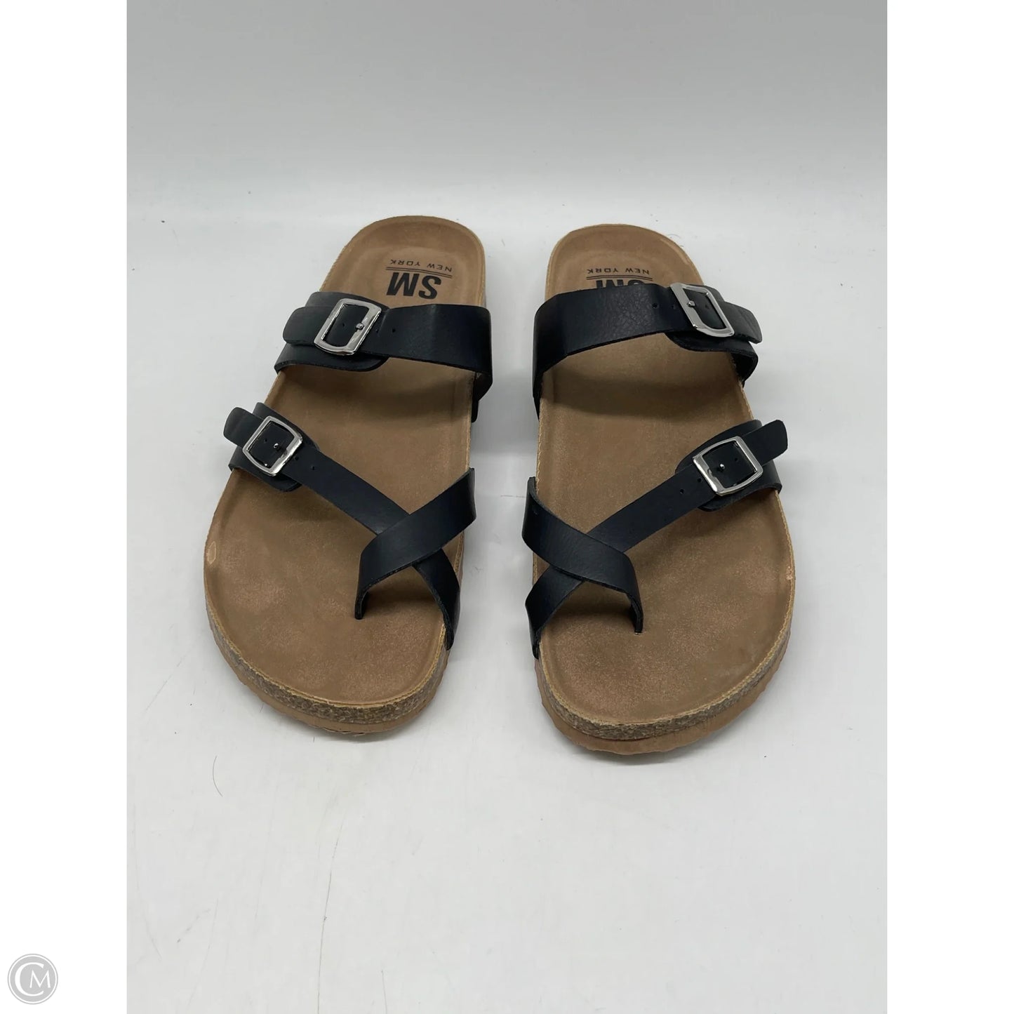 Sandals Flats By Steve Madden In Black, Size: 9