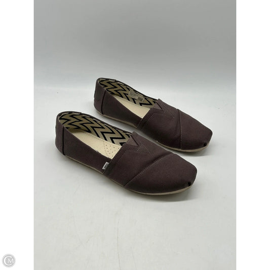Shoes Flats By Toms In Grey, Size: 8