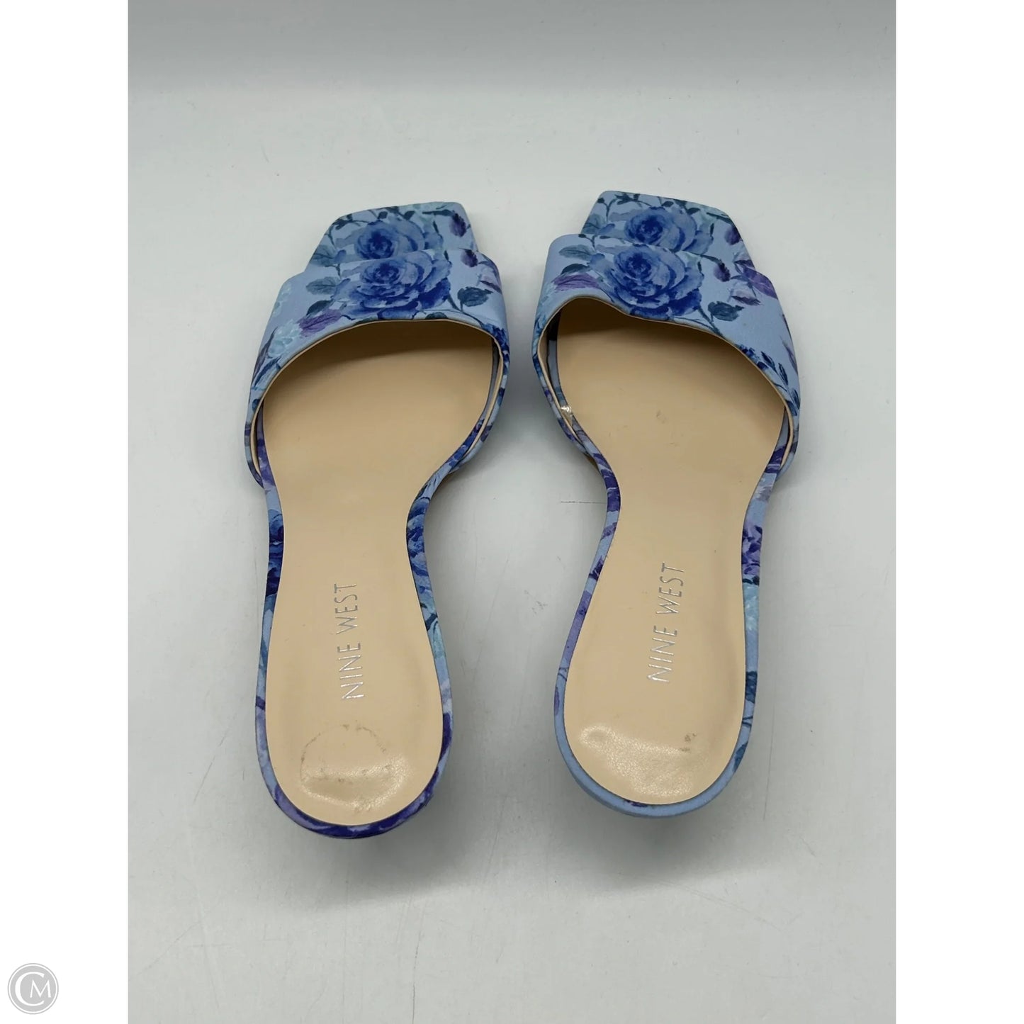 Shoes Heels Kitten By Nine West In Floral Print, Size: 8